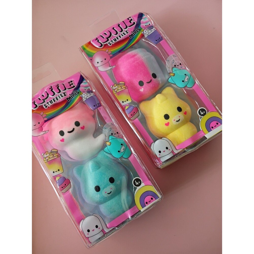 Fluffie Stuffiez Minis Lot of 2 Packs of 2 Minis 4 Total